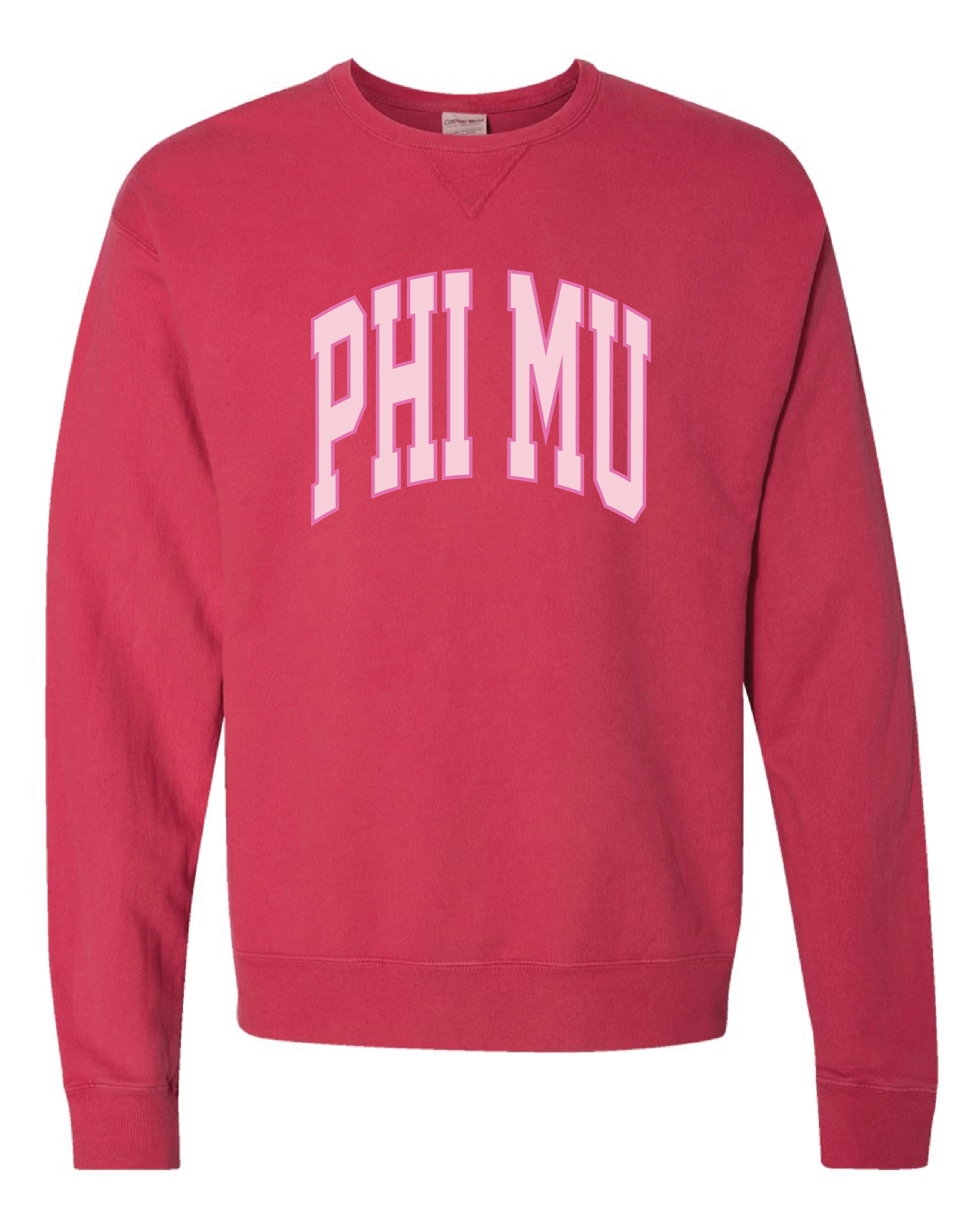 Phi Mu Varsity Letters Crewneck