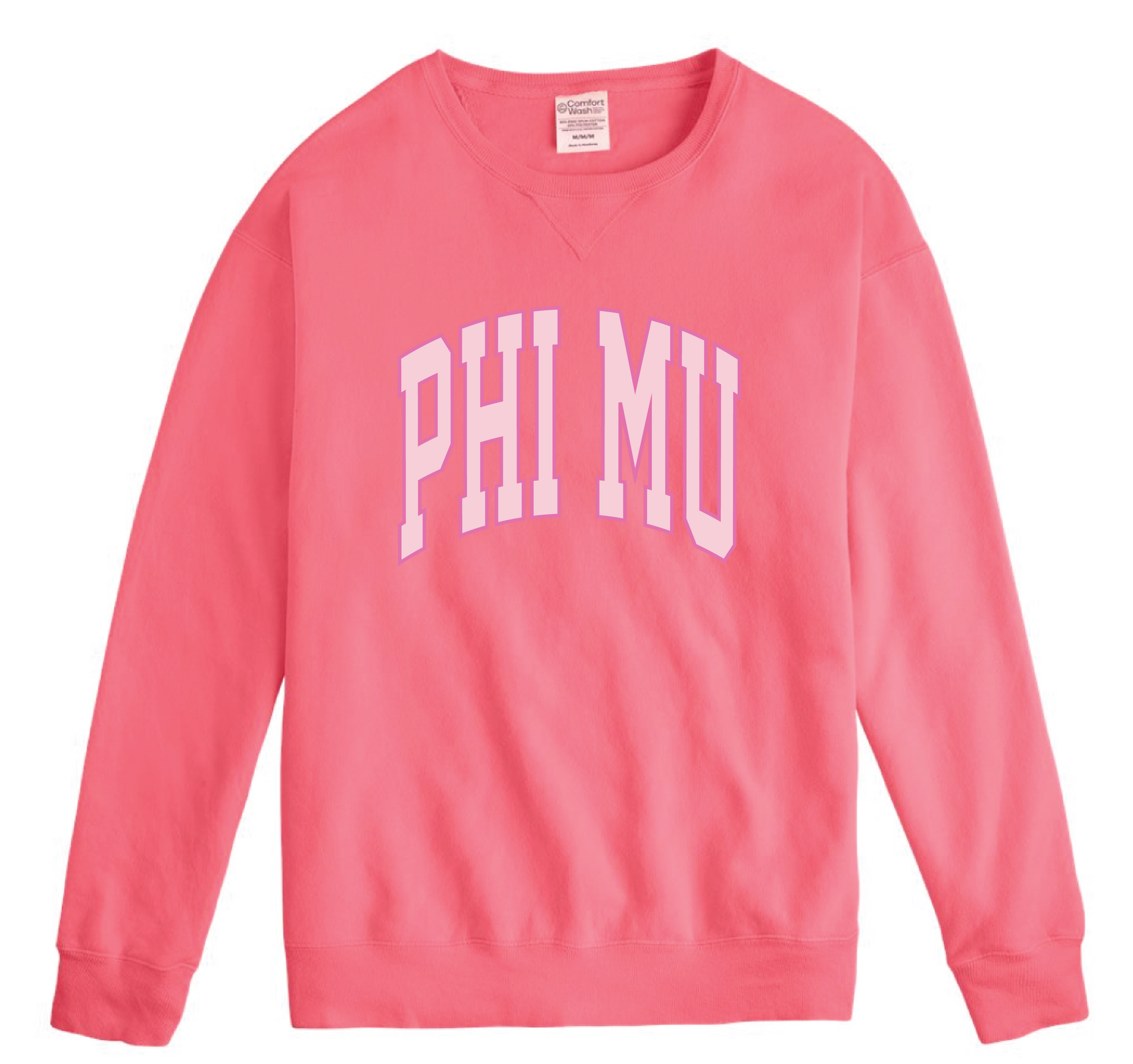 Phi semiflexible Mu Corded Crewneck