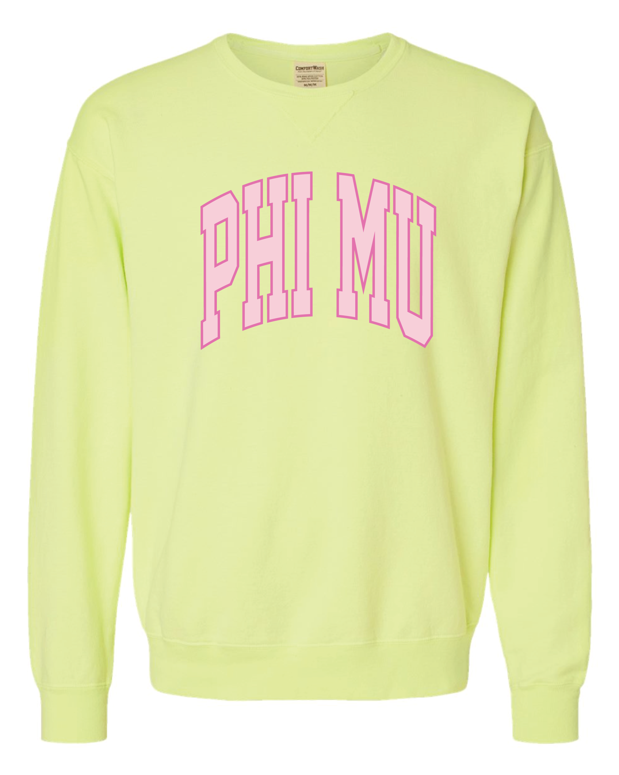 Phi Mu Varsity Letters Crewneck