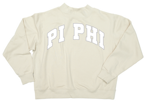 Sorority Twill Mockneck