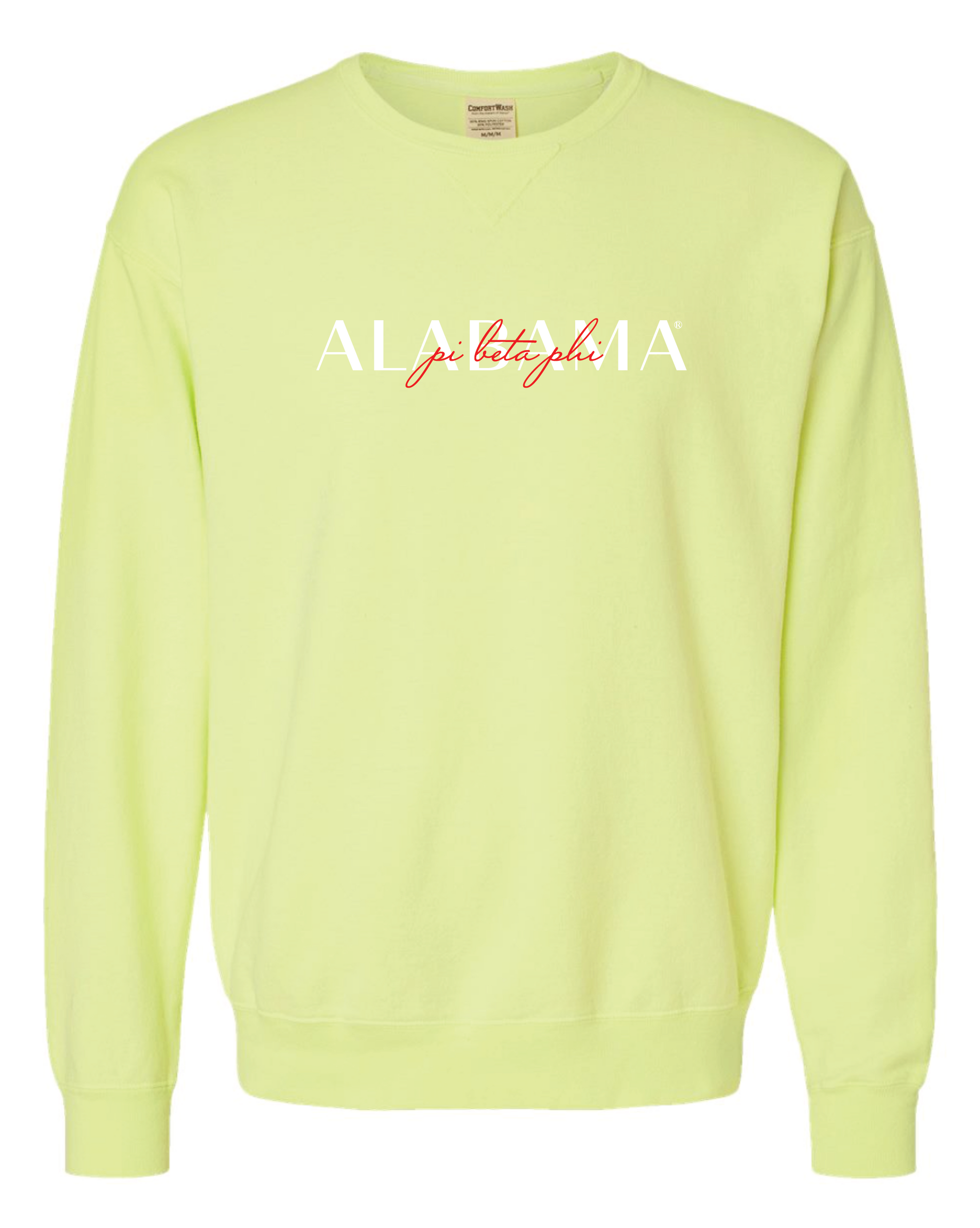 Pi Phi Double Embroidery Crewneck