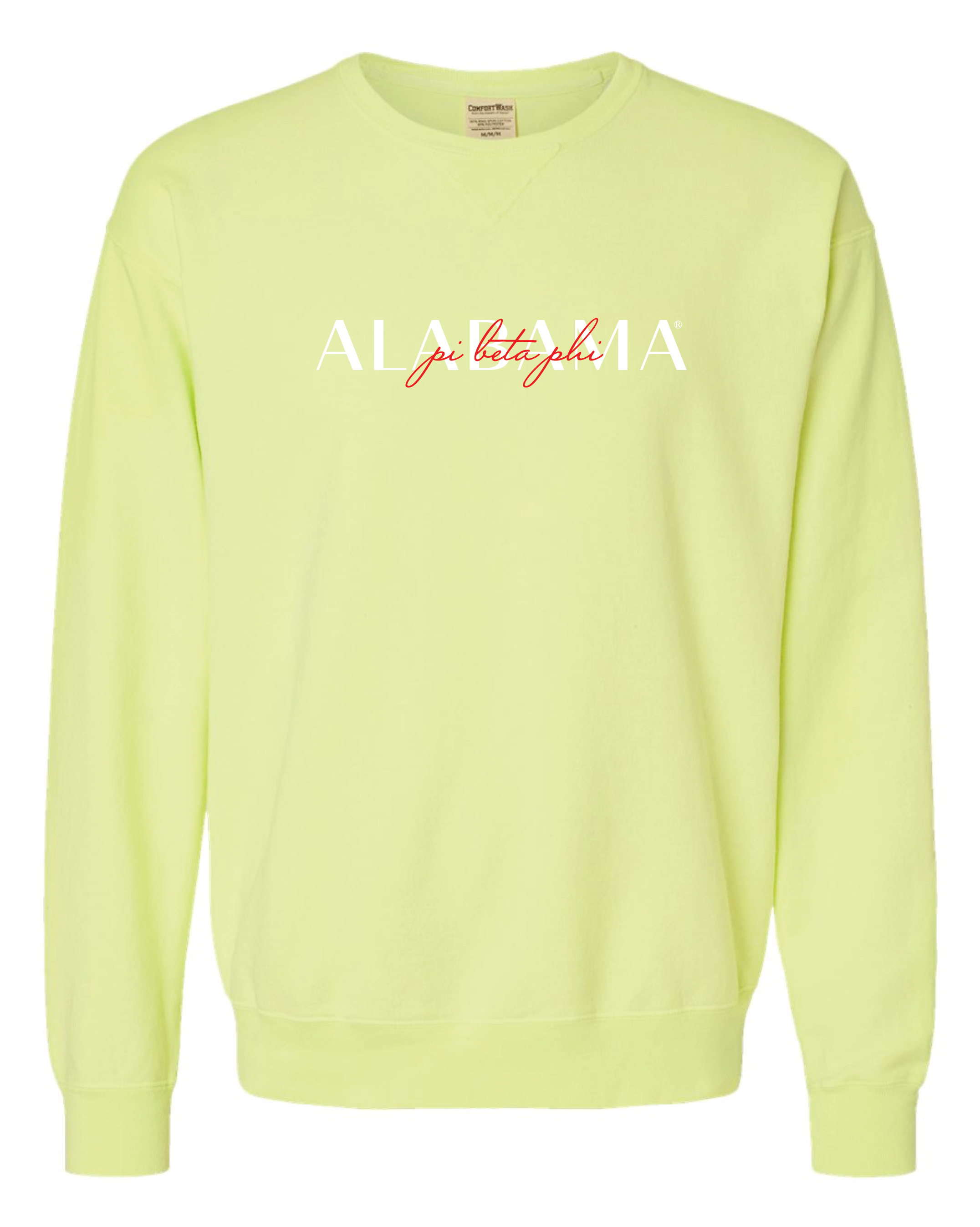 Pi Phi Double Embroidery Crewneck