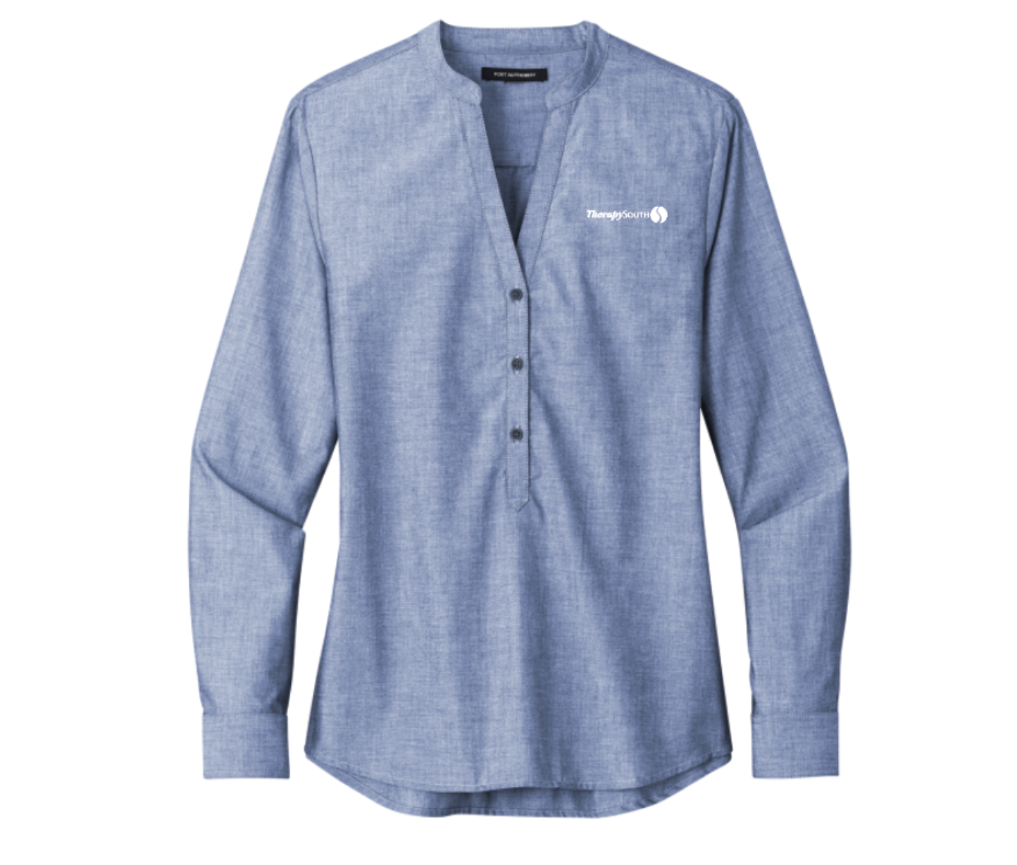 TherapySouth Ladies Chambray Shirt