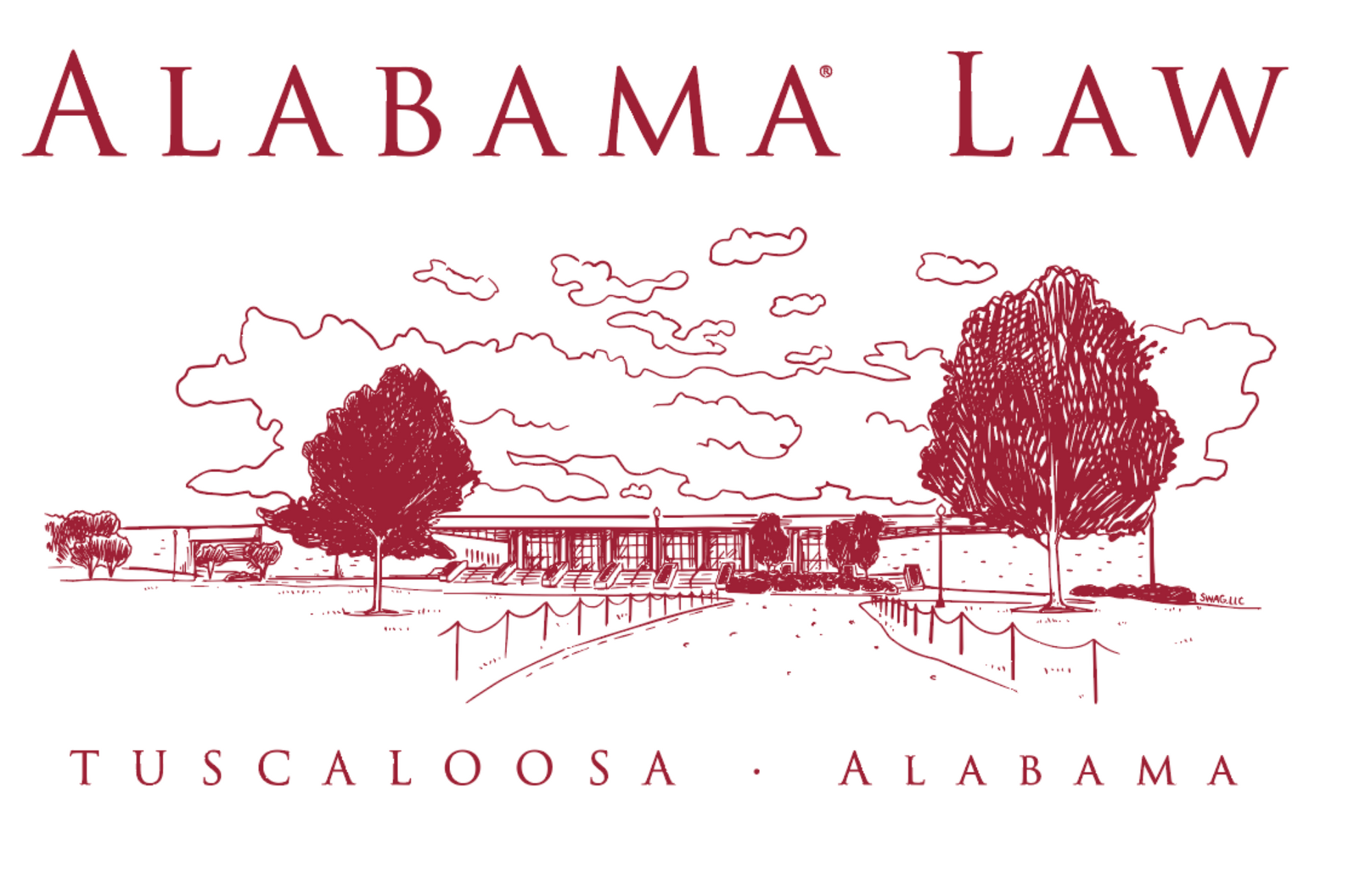 Alabama Law Building tee (PREORDER)