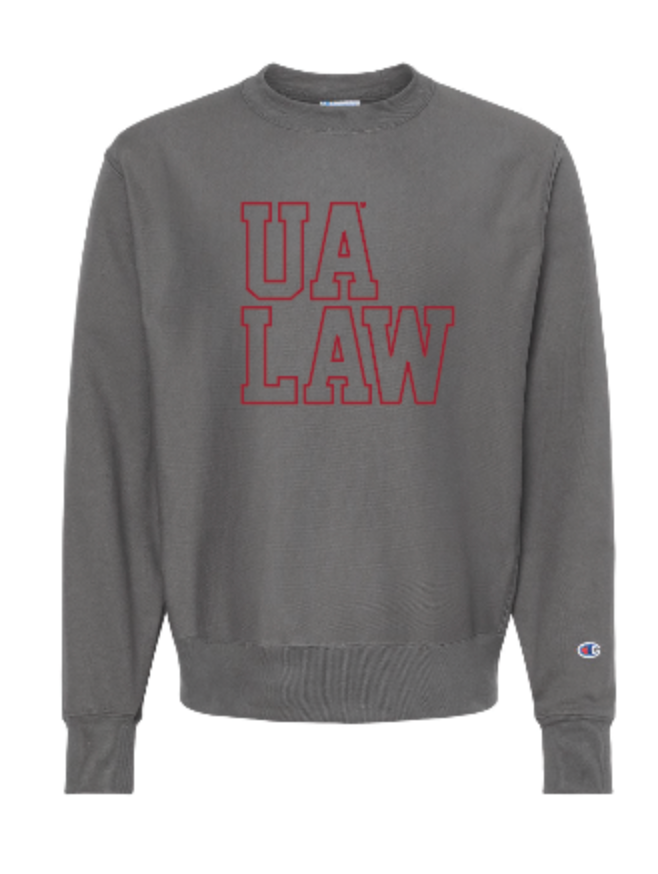 Alabama Law Emboidered Crewneck (PREORDER)