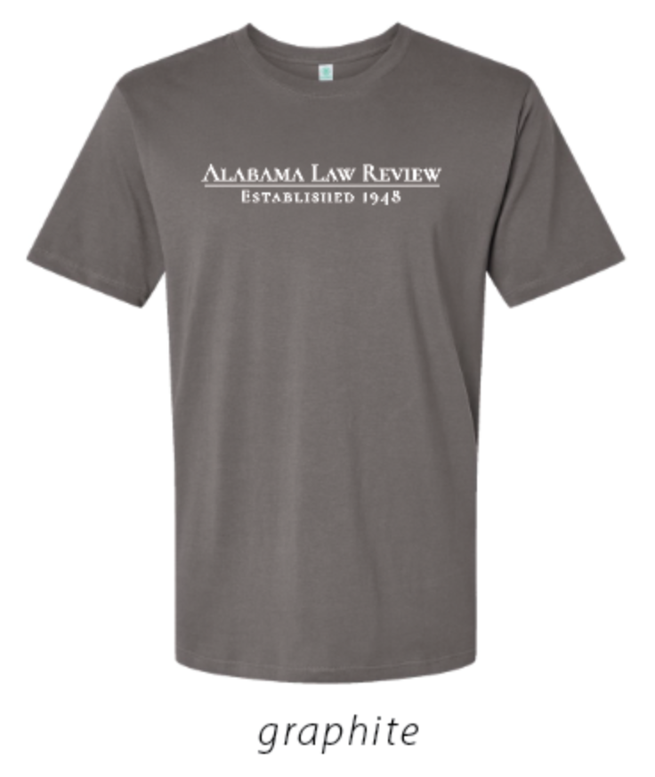 Alabama Law Review Short Sleeve Tee (PREORDER)