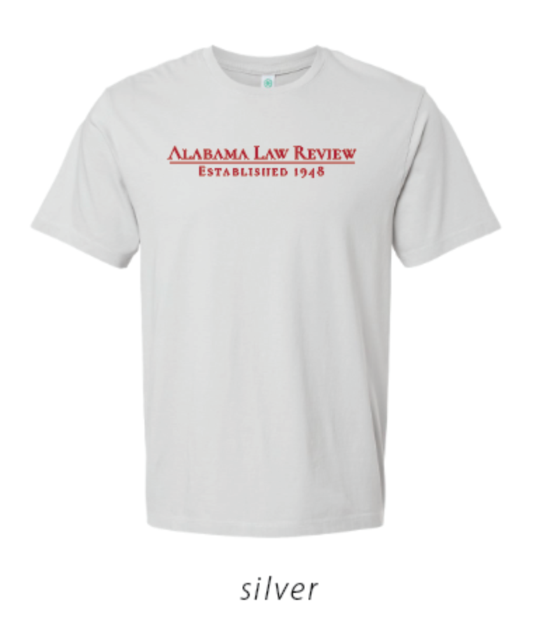 Alabama Law Review Short Sleeve Tee (PREORDER)