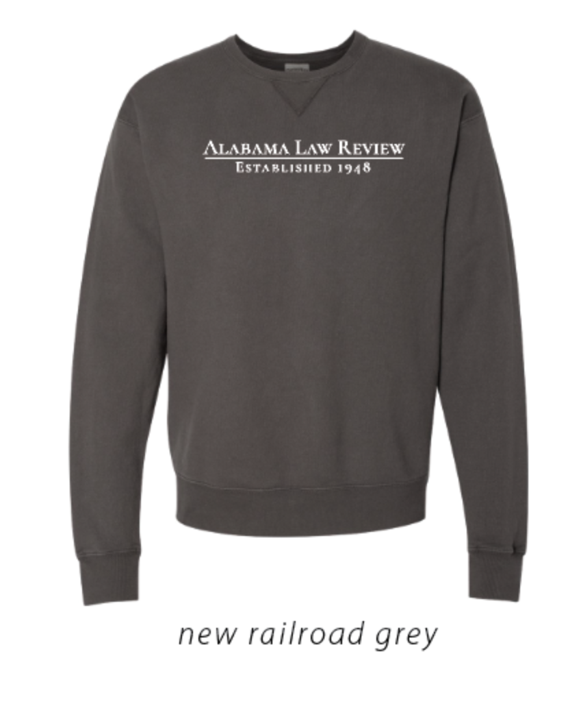 Alabama Law Review Crewneck Sweatshirt (PREORDER)