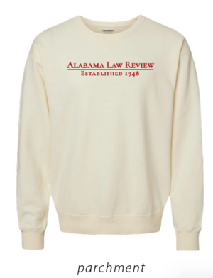 Alabama Law Review Crewneck Sweatshirt (PREORDER)