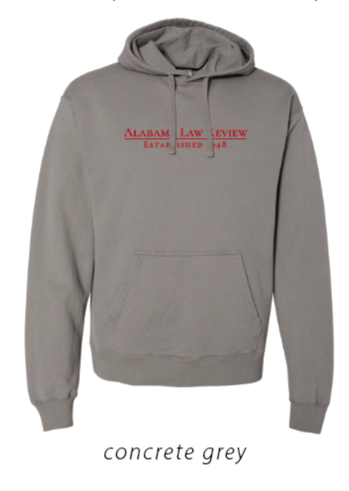 Alabama Law Review Hooded Sweatshirt (PREORDER)