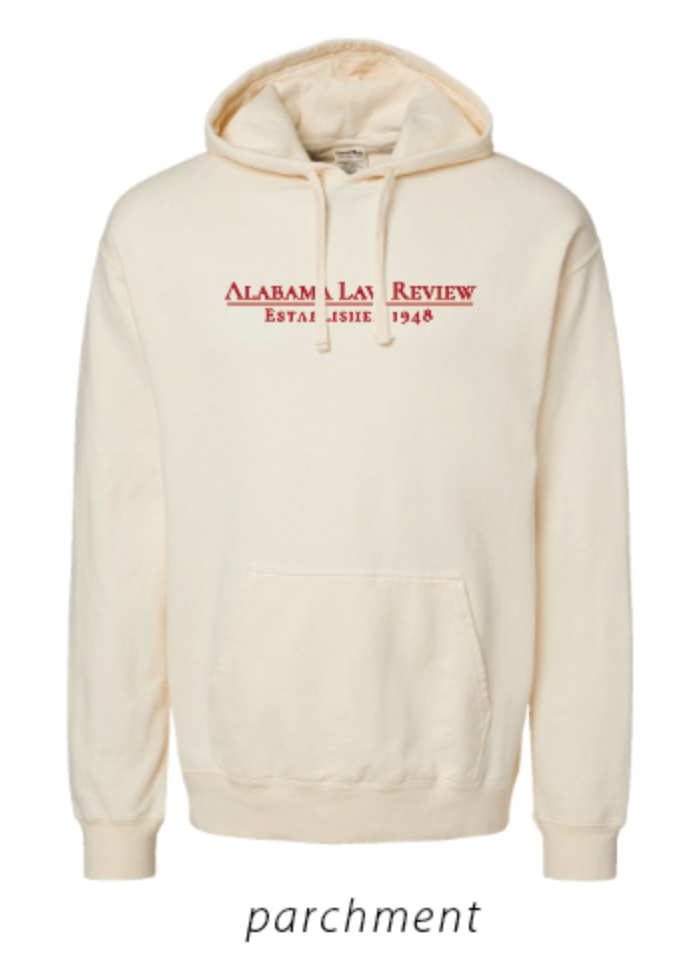 Alabama Law Review Hooded Sweatshirt (PREORDER)