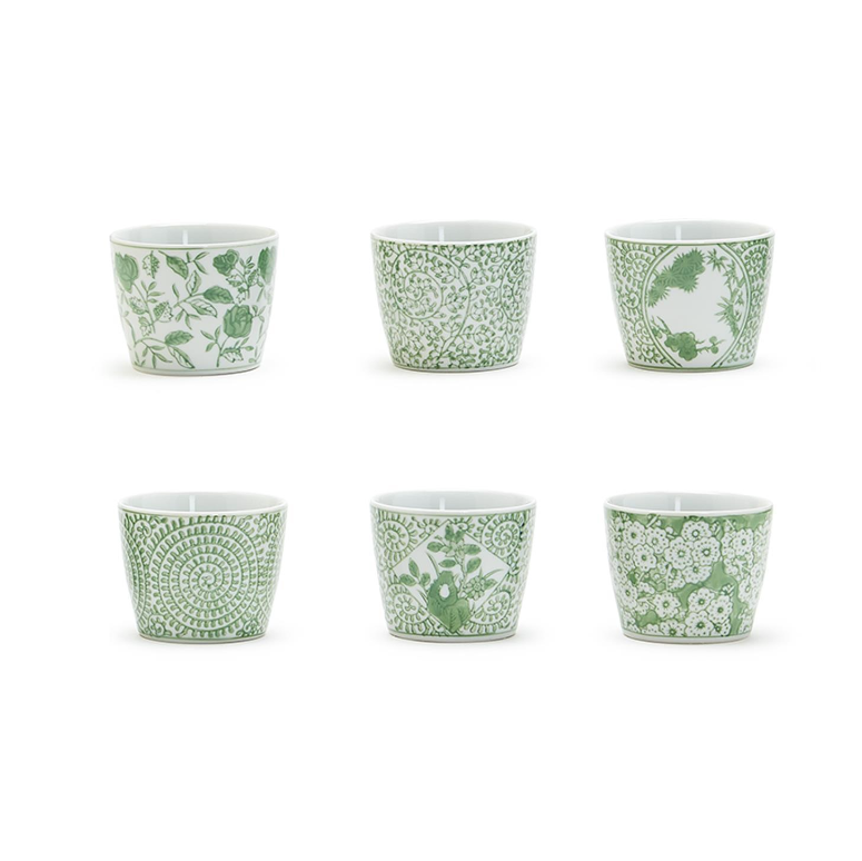 Countryside Collection 2 3/4" H Cachepot Assorted 6 Designs (food safe)