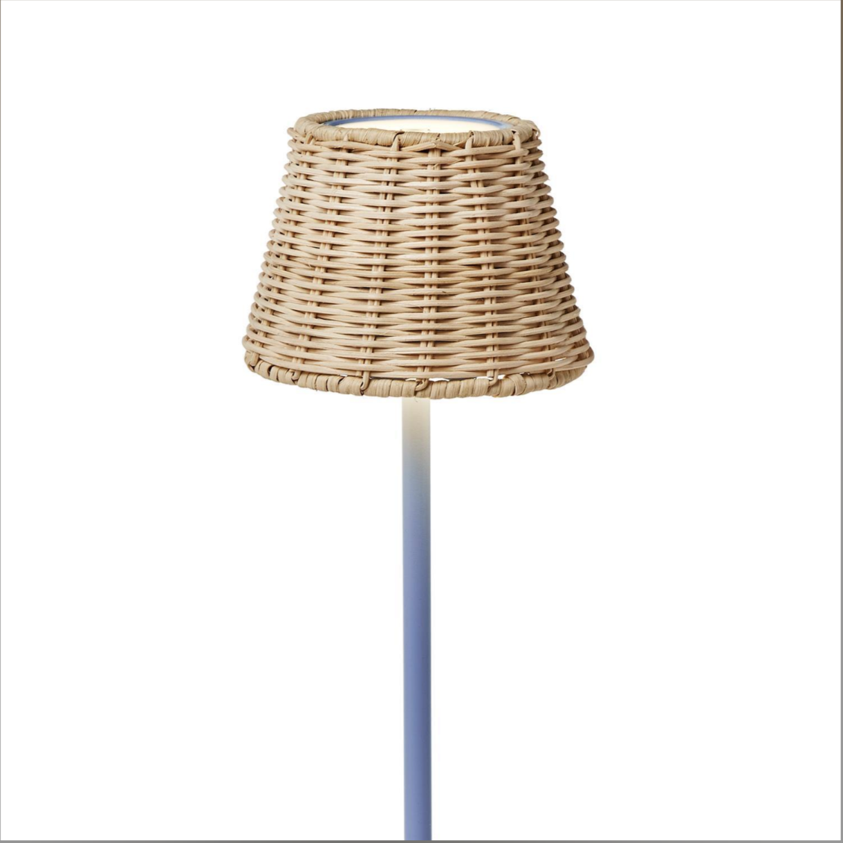 Rattan Lamp Shade with Straight Edge