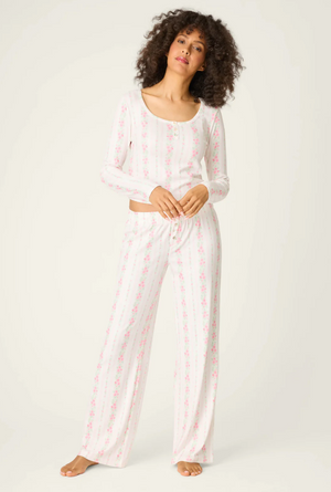 Roses Are Pink Petal Dream Pointelle PJ Set