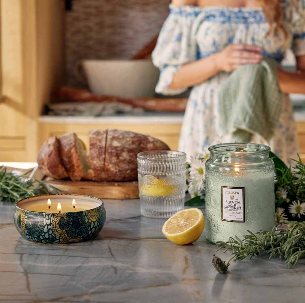 FRENCH CADE LAVENDER Large Jar Candle
