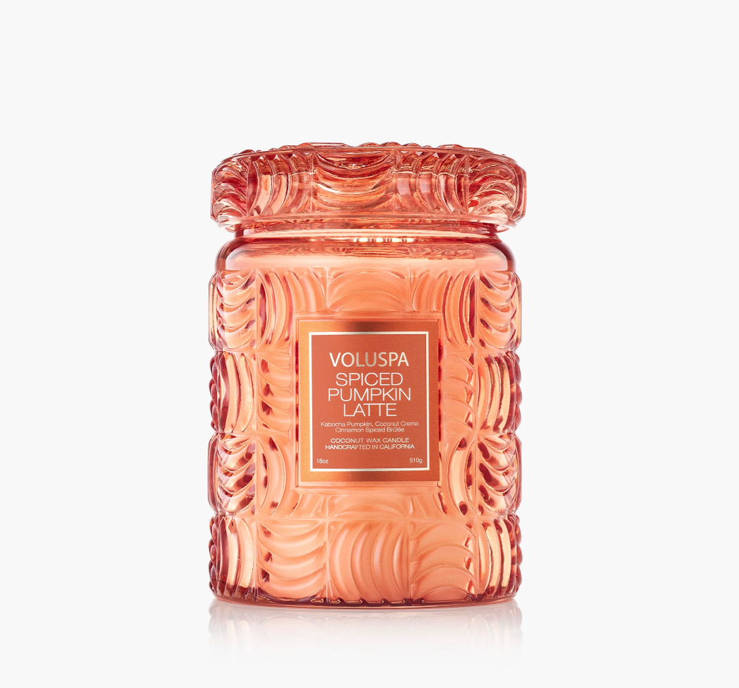 SPICED PUMPKIN LATTE Large Jar Candle