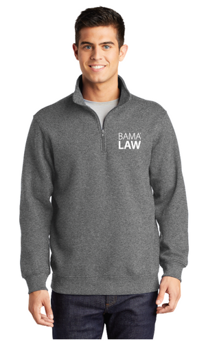 Alabama Law Embroidered Quarter Zip (PREORDER)