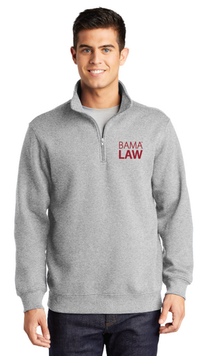 Alabama Law Embroidered Quarter Zip (PREORDER)