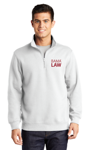 Alabama Law Embroidered Quarter Zip (PREORDER)