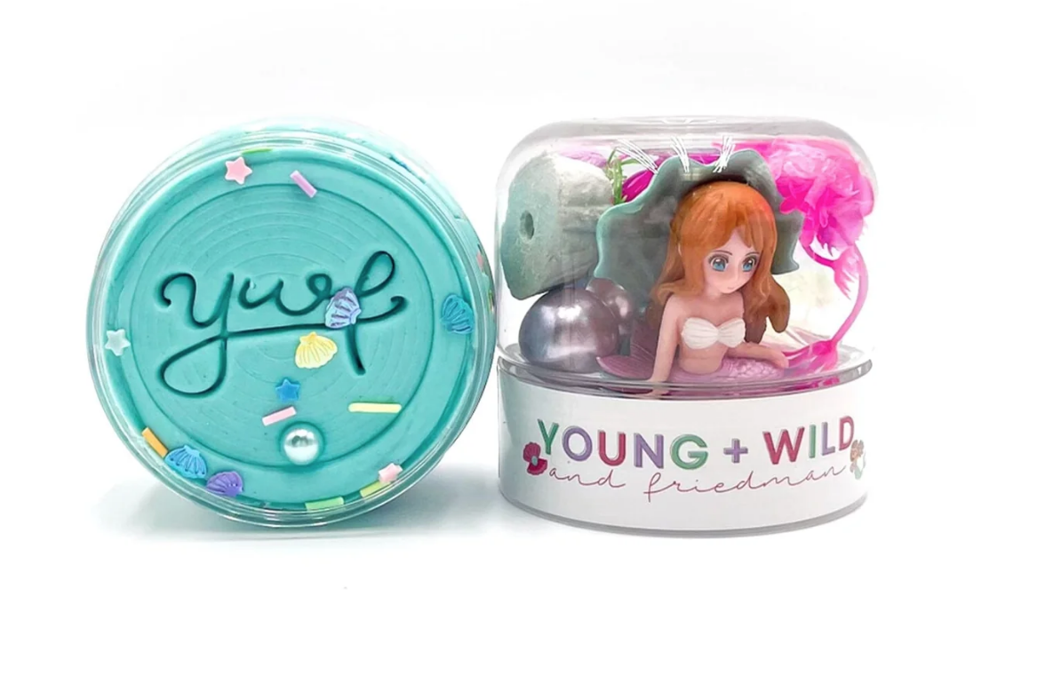 Mermaid Grab & Go Dough Jar