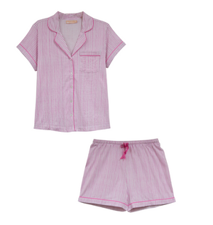 Pin Stripe Cotton Knit Boxer PJ