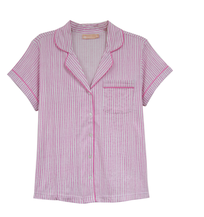 Pin Stripe Cotton Knit Boxer PJ