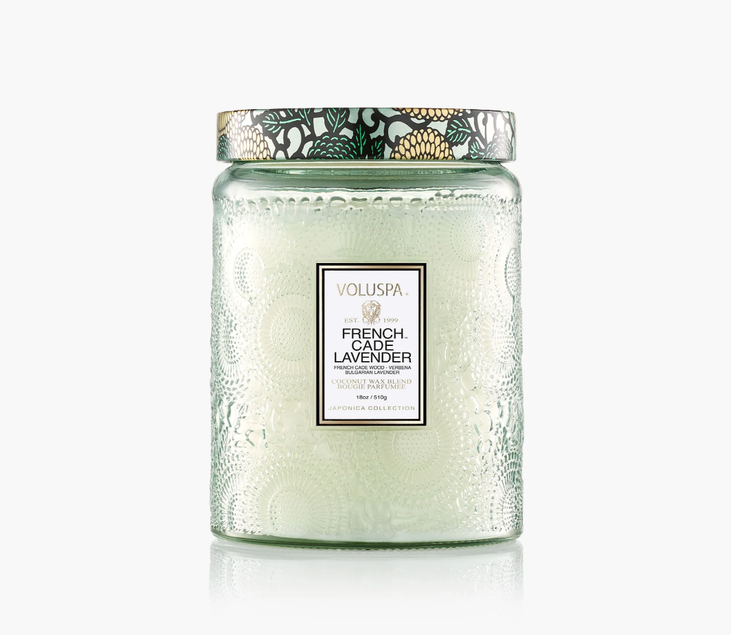 FRENCH CADE LAVENDER Large Jar Candle