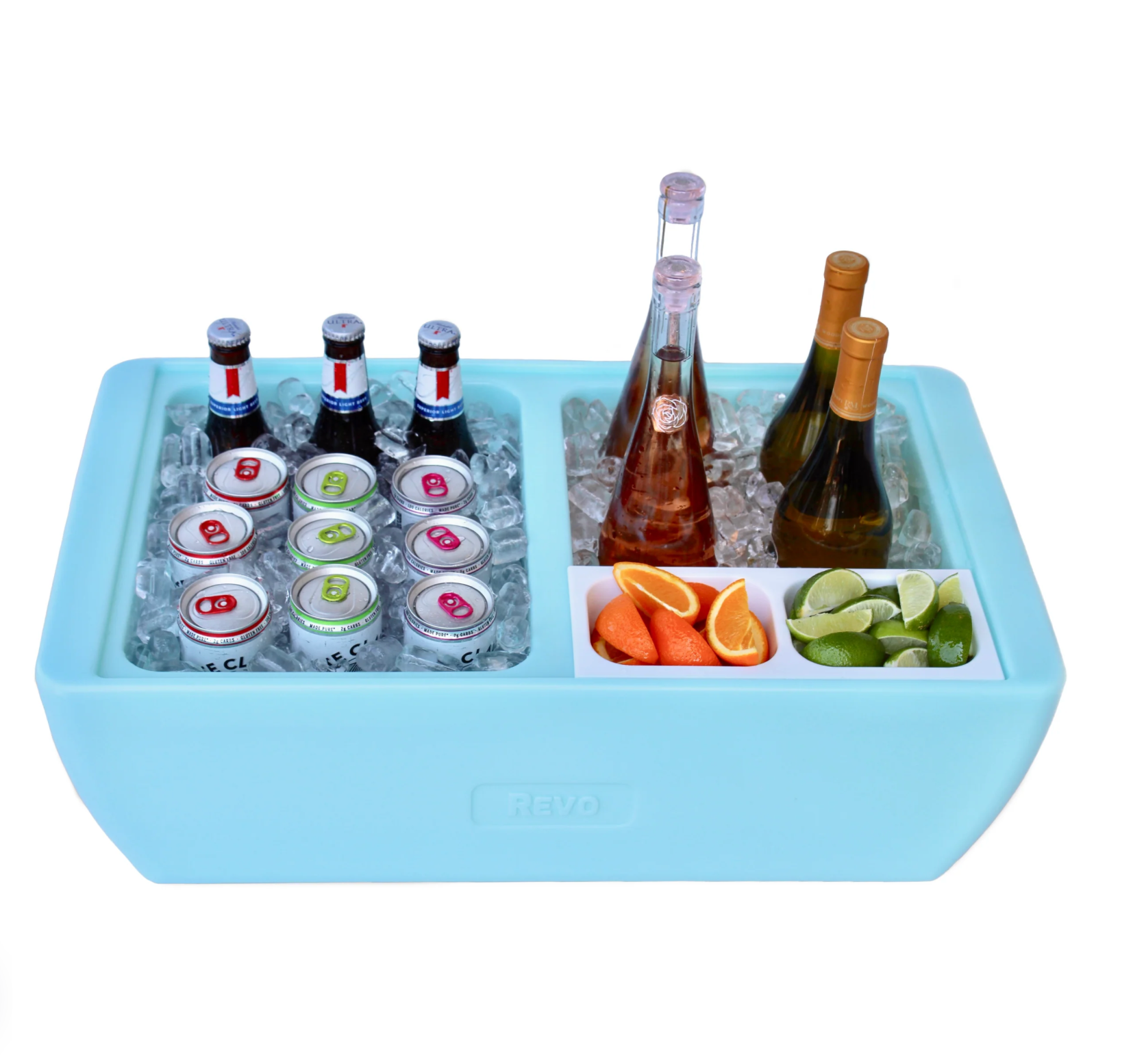 Revo Party Barge Cooler | Deep Black | Ice and Wine Bucket