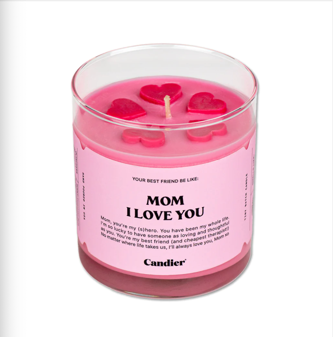 I LOVE MOM CANDLE