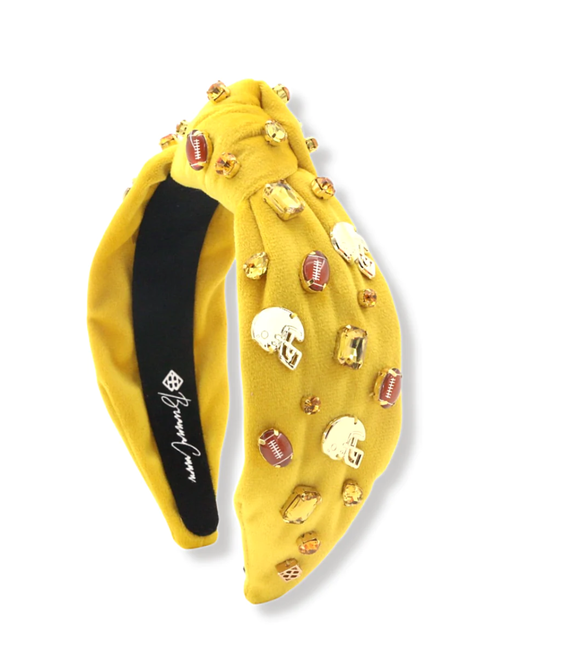 FAN GEAR FOOTBALL HEADBAND GOLD
