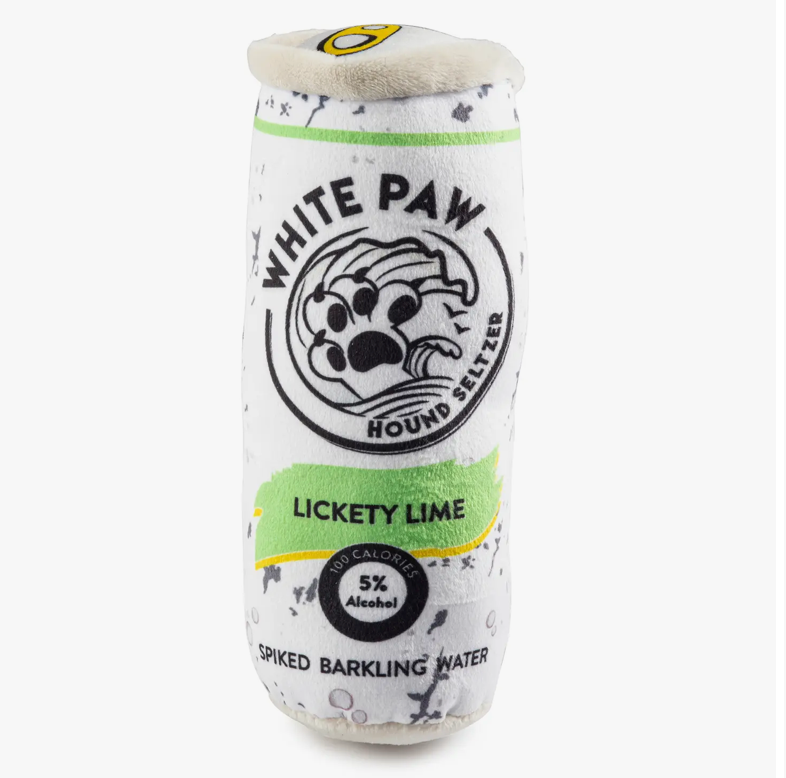 White Paw - Lickety Lime Squeaker Dog Toy