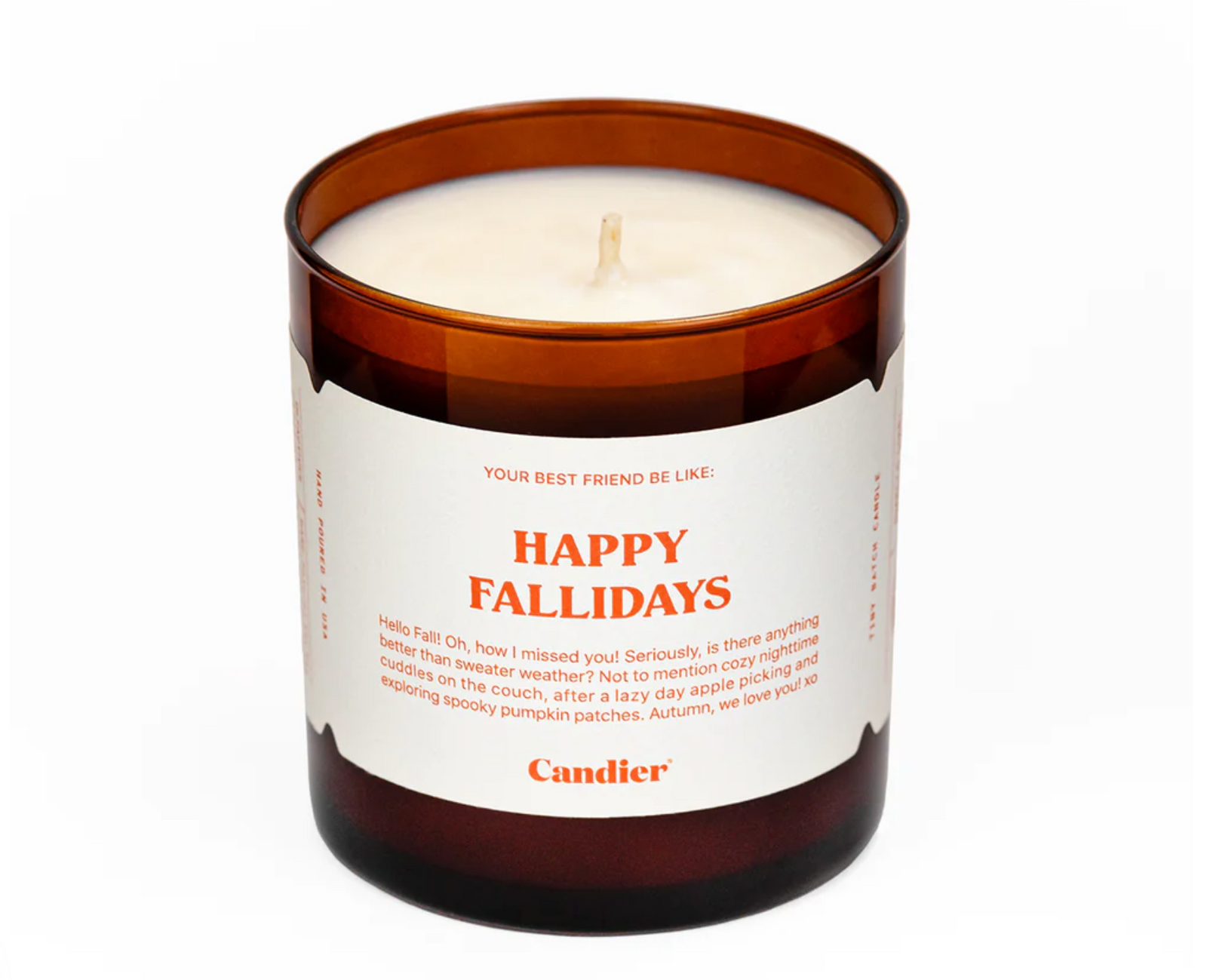 HAPPY FALLIDAYS CANDLE
