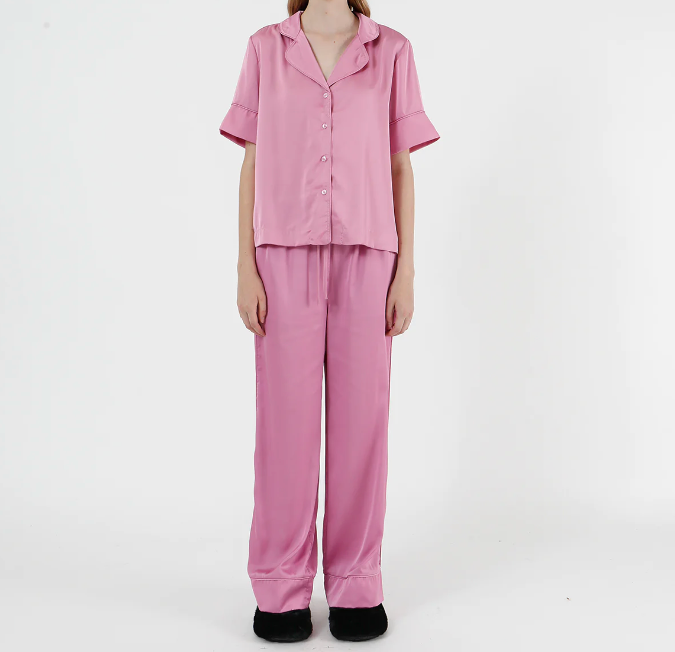 REECE ALT-SILK PAJAMAS SUGAR PINK