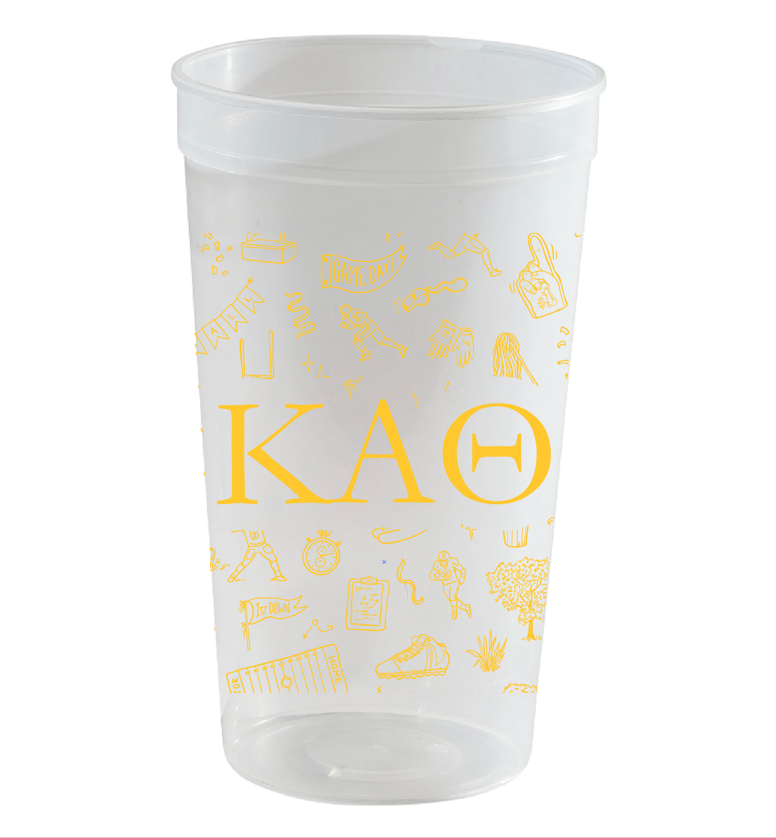 Kappa Alpha Theta football Stadium cup