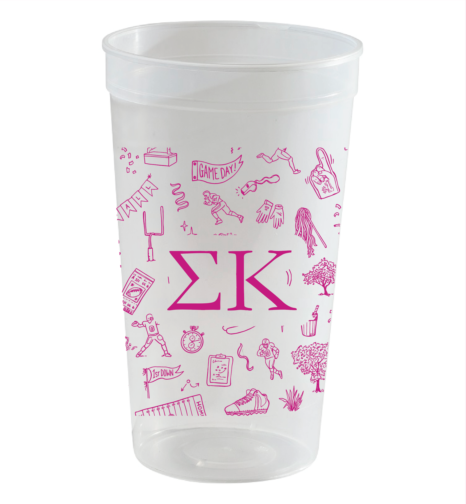 Sigma Kappa football Stadium cup