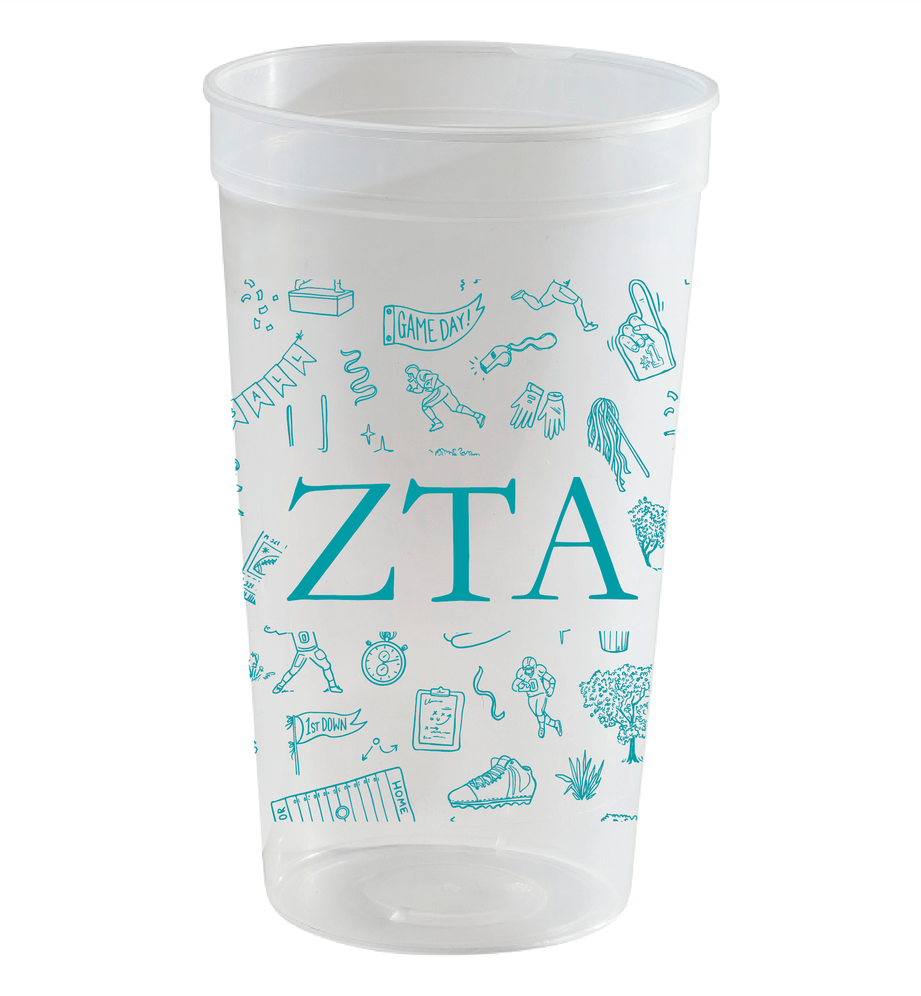 Zeta Tau Alpha football Stadium cup