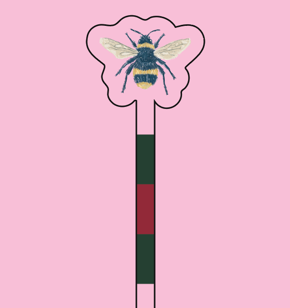 WS - Queen Bee Acrylic Stir Stick