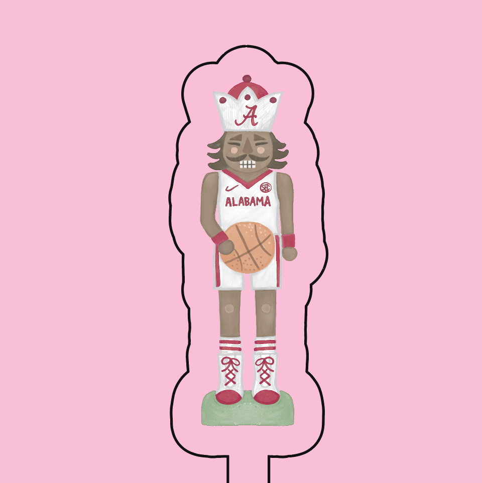 WS - Nutcracker Men's Basketball Acrylic Stir Stick