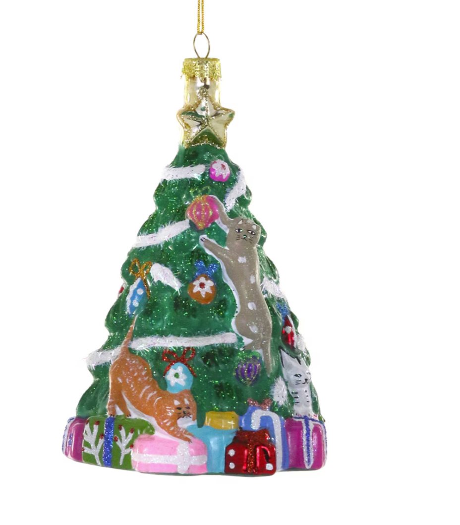 FRIVOLOUSLY FESTIVE FELINES ORNAMENT