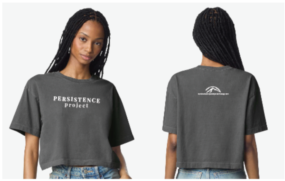Persistence Project Garment-Dyed Boxy Cropped Tee (PREORDER)