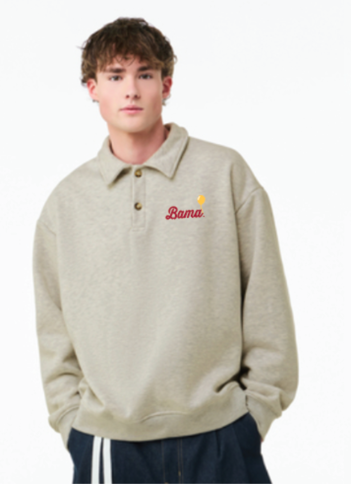 YBP Embroidered Polo Sweatshirt (REORDER)