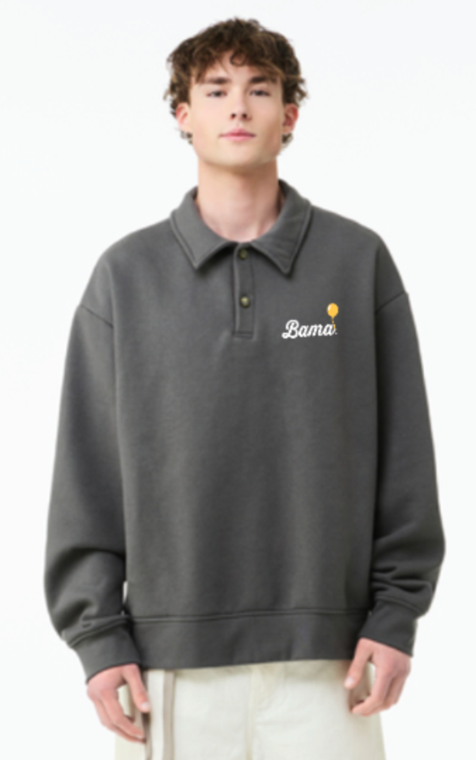 YBP Embroidered Polo Sweatshirt (REORDER)