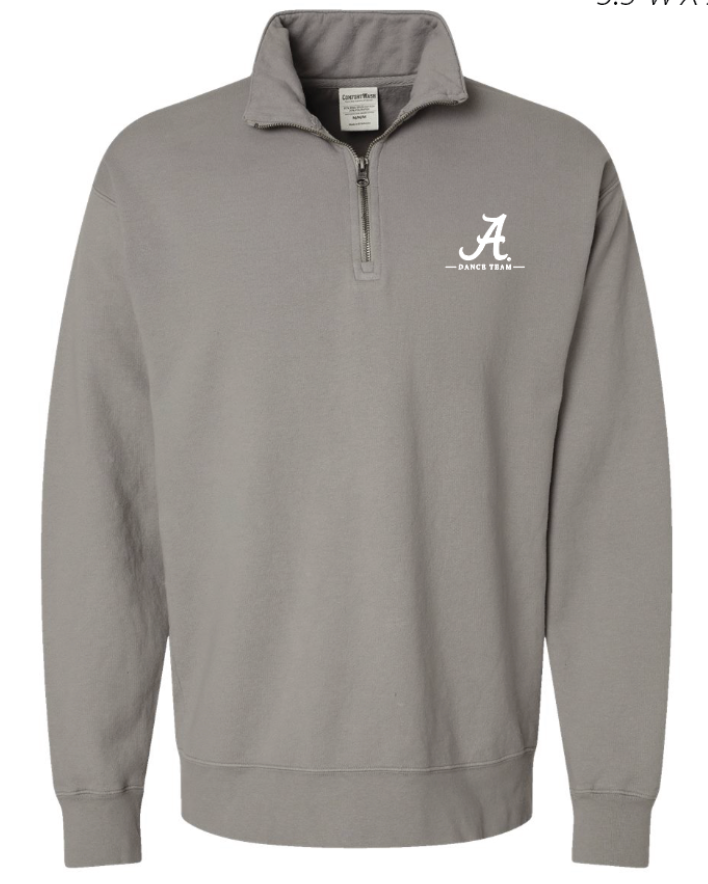 Alabama Dance Team Embroidered Quarter Zip (PREORDER)