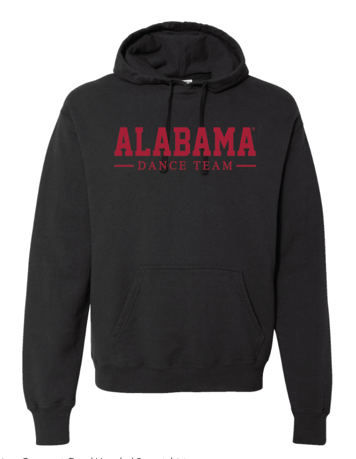 Alabama Dance Team Black Embroidered Hoodie (PREORDER)
