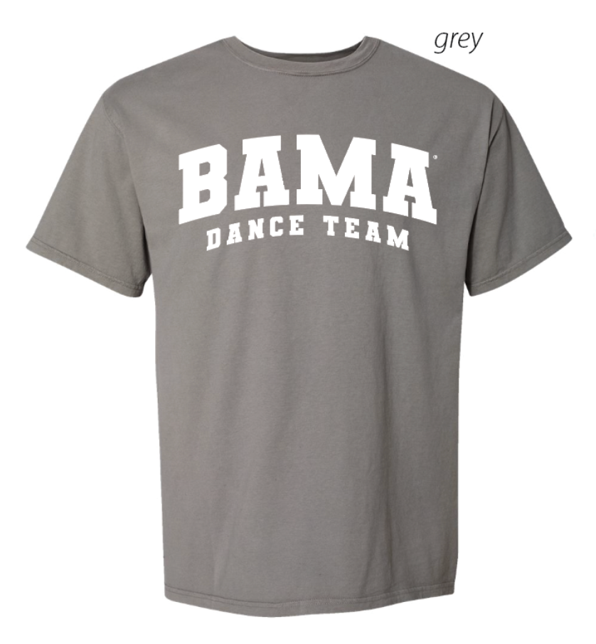 Alabama Dance Team Full Front Tee Shirt (PREORDER)