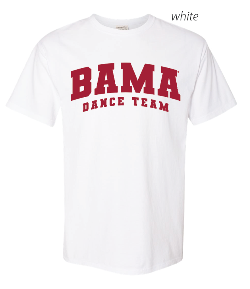 Alabama Dance Team Full Front Tee Shirt (PREORDER)