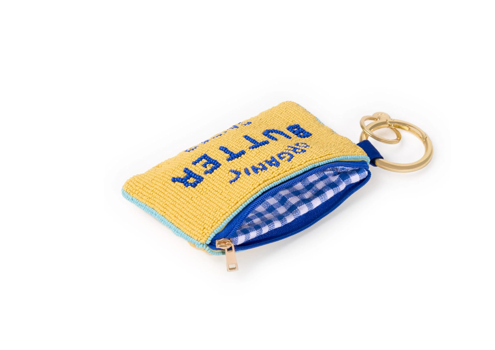 Mary Butter Beaded Coin Purse Yellow
