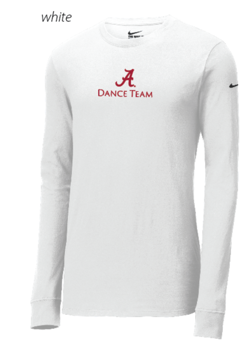 Alabama Dance Team Nike Dri-Fit Long Sleeve Tee (preorder)