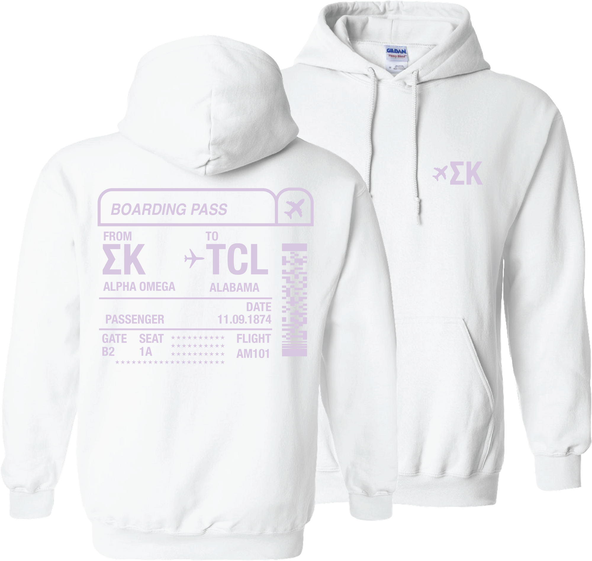 Boarding Pass Hoodie