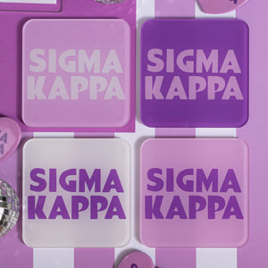 WS - Pop Acrylic Coaster (min qty of 3) $20 / $40